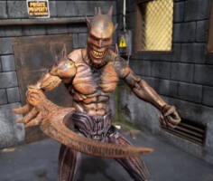 Insanity Demon (Suffering) Custom Action Figure