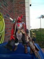 Medieval Armored King Hellboy (Hellboy) Custom Action Figure