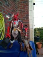 Medieval Armored King Hellboy (Hellboy) Custom Action Figure