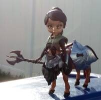 Fodder's Bin Mods:Tween Serafina the Warrior Centauress (Original) Custom Action Figure