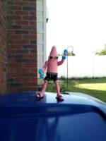 Patrick after Atkins (beach bod ready LMAO song he's sexy and he knows it he works out ) (Spongebob Squarepants) Custom Action Figure