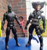 Team ups:Black Panther & Wolverine (Marvel Universe) Custom Action Figure