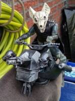 The Reaver Speeder with a member of  Mephisto's Ghost Rider herald (Original) Custom Vehicle