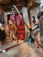 Tatooine scene Mando Style (Star Wars) Custom Diorama / Playset [Tatooine Store front]