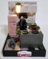Zombie Kitchen (Walking Dead) Custom Diorama / Playset