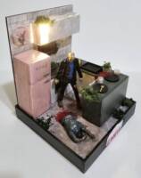 Zombie Kitchen (Walking Dead) Custom Diorama / Playset