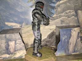 Landfall ODST (Halo) Custom Action Figure [Right side view]