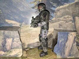 Landfall ODST (Halo) Custom Action Figure [Left side view]