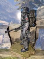Composite concept art and spare parts ODST (Halo) Custom Action Figure [Right side view]