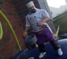 Lou Albano as Chef Boyarbano (Wrestling) Custom Action Figure