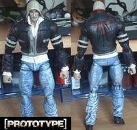 Alex Mercer [PROTOTYPE] ("V") Custom Action Figure