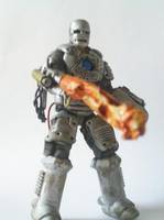 25th anniverary GI Joe: Iron Man Mark 1 with swappable Tony Stark Head (G.I. Joe) Custom Action Figure