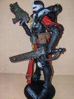 Sister of Battle/Adepta Sororitas paint mod (Warhammer) Custom Action Figure [Left side view]
