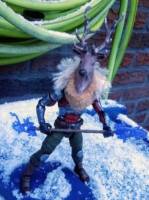 Anthros:Blitzen Krieg one of Mr Kringle's personal guards (animal type reindeer) (Original) Custom Action Figure