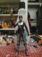 Bounty hunter Taiyo Mochiyuki (Original character Padawan Asako Mochiyuki's older sister) (Star Wars) Custom Action Figure