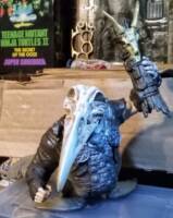 A Walrenituin Plague Doctor adorned with a skeltonized Venetian beak helmet (Original) Custom Action Figure
