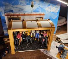 NYC subway train ("V") Custom Diorama / Playset