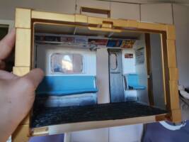 NYC subway train ("V") Custom Diorama / Playset