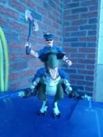Wexter & Axe Cop (not an accurate depiction) (Axe Cop) Custom Action Figure