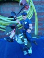 Wexter & Axe Cop (not an accurate depiction) (Axe Cop) Custom Action Figure
