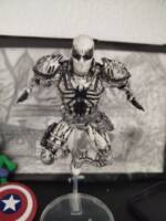 Agent Anti-Venom/Flash Thompson (Marvel Legends) Custom Action Figure [Even this simple pose wasn't possible until I cut the belt]