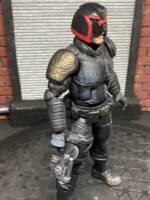 DREDD (Karl urban) (Judge Dredd) Custom Action Figure [Eagle shoulder and gun]