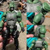 DREDD (Karl urban) (Judge Dredd) Custom Action Figure [Sculpting]