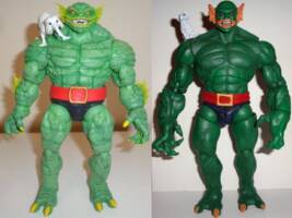 Ch'od V2 (Marvel Legends) Custom Action Figure [Comparison with the old custom]