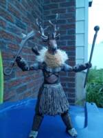 Anthros:Inyama Zane Shamanistic Healer (animal type deer) (Anthros) Custom Action Figure