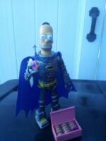 Retro Wayne Tech Robo Homer (Simpsons) Custom Action Figure