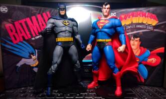 Batmam TAS & Superman TAS Homages (DC Multiverse) Custom Action Figure