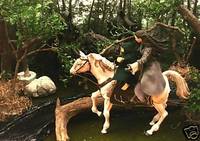 Arwen & RingWraith Lord of the Rings Chase Diorama (Lord of the Rings) Custom Diorama / Playset