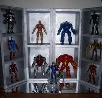 Iron Spiderman, Black Ops Ironman, Stealth Ironman (Iron Man) Custom Diorama / Playset