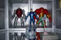 Iron Spiderman, Black Ops Ironman, Stealth Ironman (Iron Man) Custom Diorama / Playset