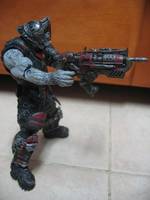 Hinged "Cyclops" Locust Drone (Gears Of War) Custom Action Figure