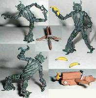 Wood Golem (TimeSplitters) Custom Action Figure