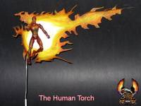 The Human Torch (Fantastic Four) Custom Action Figure