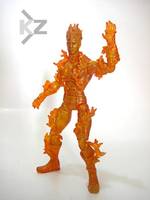 Human Torch (Fantastic Four) Custom Action Figure