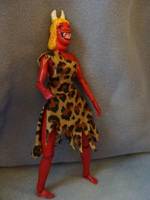 Female Red Oni (Mego) Custom Action Figure