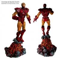IRON MAN (Extremis Armor) (Iron Man) Custom Action Figure