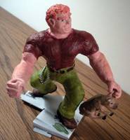 Monk Mayfair, One of Doc Savage's Aides, and Habeas Corpus (Doc Savage) Custom Action Figure