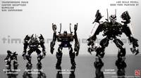 1:25 Scale Transformers Movie Barricade (Transformers - Movie) Custom Action Figure