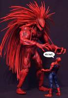 Mephisto (Build-a-Figure Demon form) (Marvel Legends) Custom Action Figure