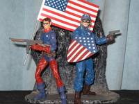 WW2 Captian America (Invaders) Custom Action Figure