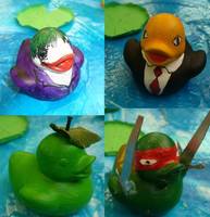 Custom Duckies (Original) Custom Miniature / Figurine