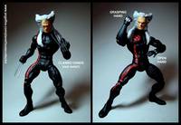 The End: Stealth Wolverine (Marvel Legends) Custom Action Figure
