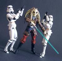 Kit Fisto VS Twin Stormtrooper Sisters (Star Wars) Custom Action Figure