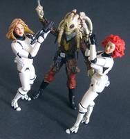 Kit Fisto VS Twin Stormtrooper Sisters (Star Wars) Custom Action Figure