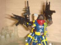 Bishop and Cable (Marvel Universe) Custom Action Figure