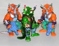 Triceraton Green Skin (Teenage Mutant Ninja Turtles) Custom Action Figure
